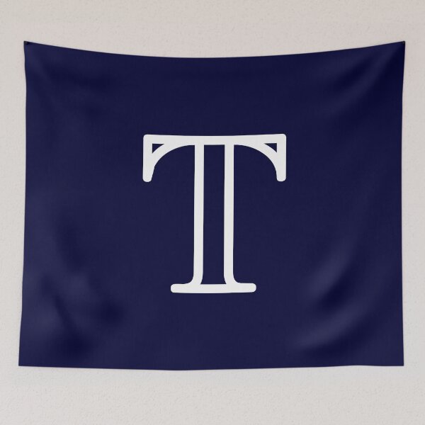 Item preview, Navy Blue Simple Monogram T designed and sold by rewstudio.