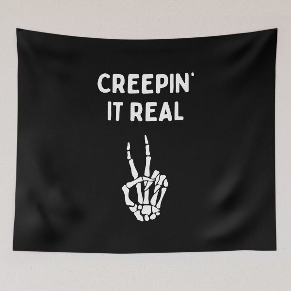 Item preview, Creepin' It Real (Halloween/Fall) - White designed and sold by SabbaticalSteve.