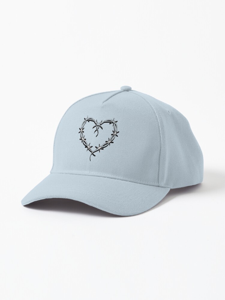 Karol G Black Bare Wire Heart Cap for Sale by Becketziwise