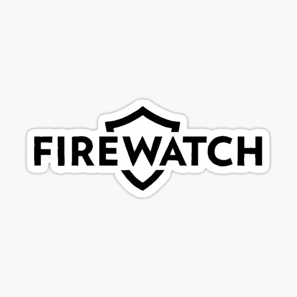 firewatch game logo sticker