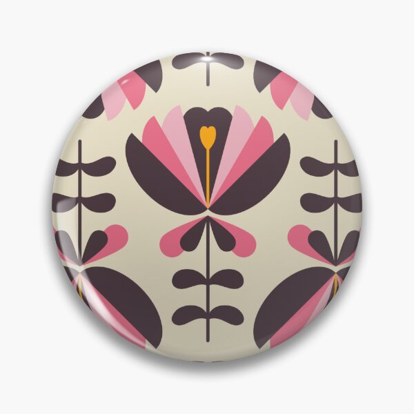 Item preview, 2048 - cornflowers, dark pink designed and sold by RouCouCou.