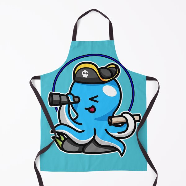 Item preview, Cute Pirate Octopus designed and sold by xxBronchitisxx.