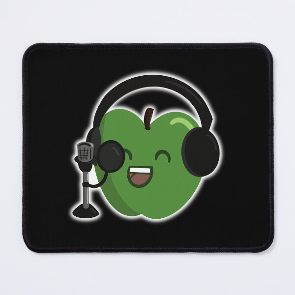 Item preview, An Apple A Day Keeps The Mouth Noise At Bay designed and sold by ChelseaSketch.