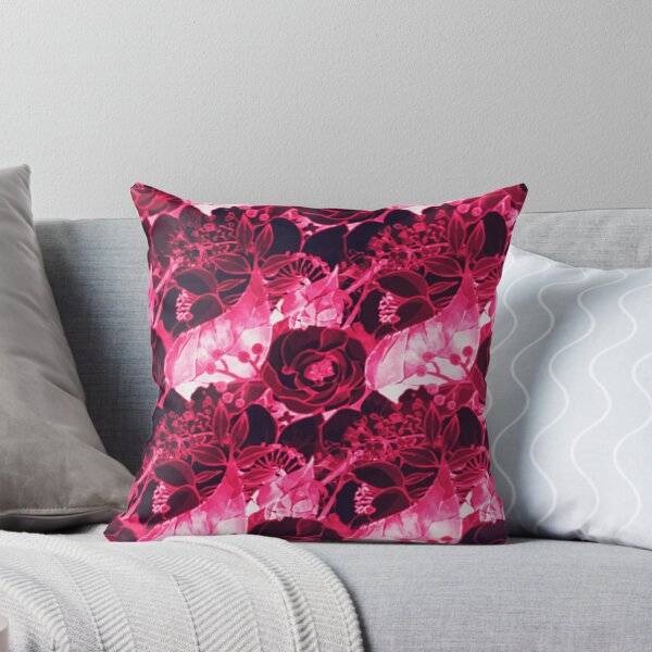 Item preview, Night pattern with beautiful flowers on black background designed and sold by BeInTouch.