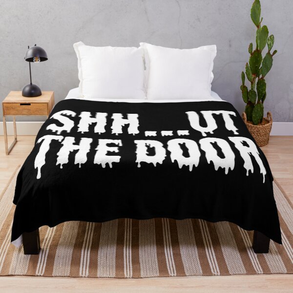 Item preview, Shut the door - Halloween designed and sold by JustCreate2016.