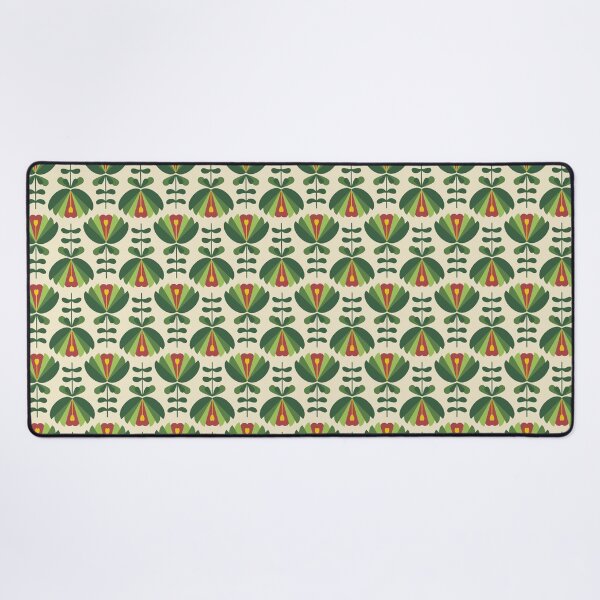 Item preview, 2049 - cornflowers, green / red designed and sold by RouCouCou.