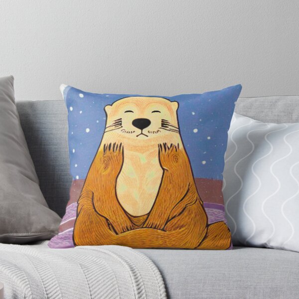 Item preview, Otter Space, Meditating Otter Zen Illustration designed and sold by SubtleSplit.