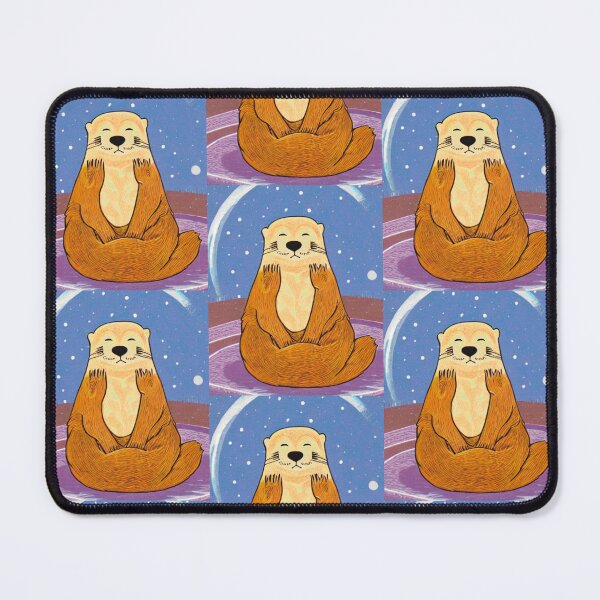 Item preview, Otter Space, Meditating Otter Zen Illustration designed and sold by SubtleSplit.