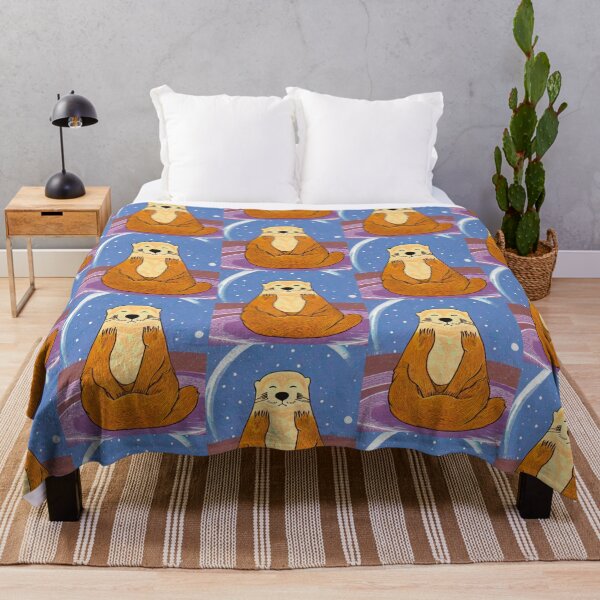 Item preview, Otter Space, Meditating Otter Zen Illustration designed and sold by SubtleSplit.