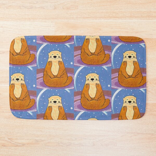Item preview, Otter Space, Meditating Otter Zen Illustration designed and sold by SubtleSplit.