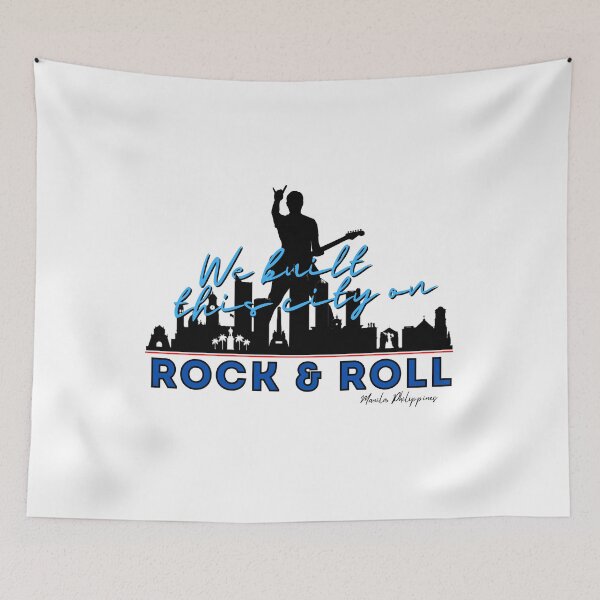 Item preview, We Built this City - Manila, Blue designed and sold by Mean-Musician.