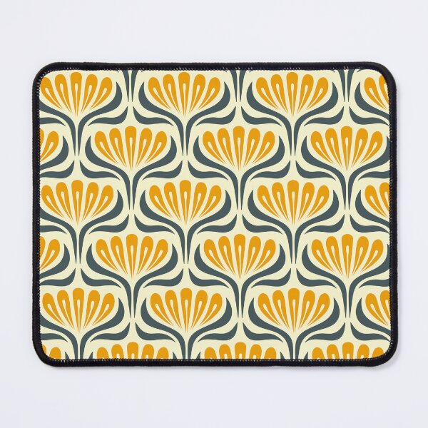 Item preview, 2050 - yellow abstract flowers designed and sold by RouCouCou.