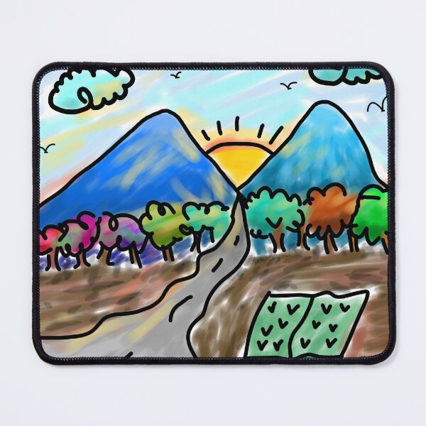 Item preview, Village drawing designed and sold by KennyLucky.