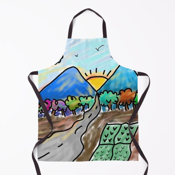 Item preview, Village drawing designed and sold by KennyLucky.