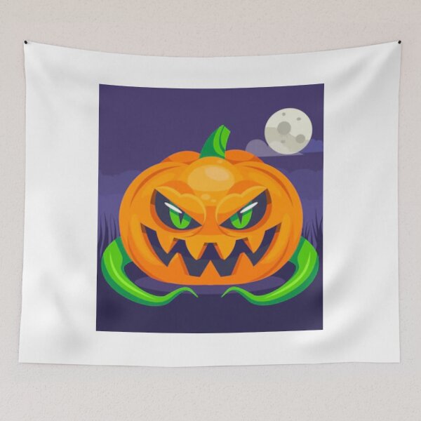 Item preview,  halloween scary evil pumpkin funny pumpkin head designed and sold by BEAUTY ⭐⭐⭐⭐⭐.