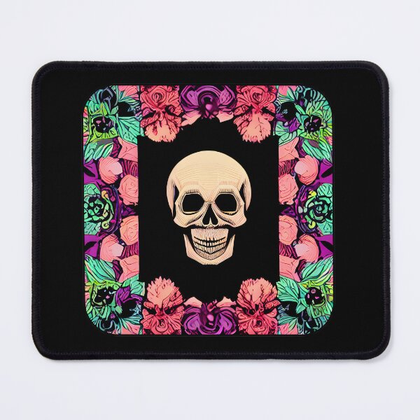 Item preview, Skull And Flowers Pattern designed and sold by nuel-art.