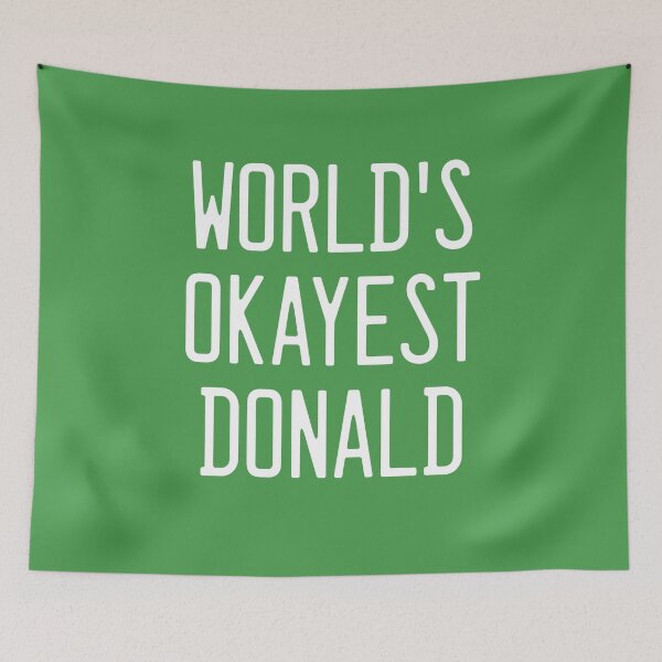 Item preview, World's Okayest Donald designed and sold by TimespunThreads.