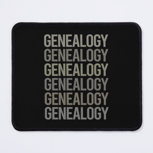Item preview, Gray Text Art Genealogy Genealogist designed and sold by TartSpiderWeb.
