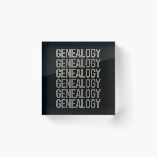 Item preview, Gray Text Art Genealogy Genealogist designed and sold by TartSpiderWeb.