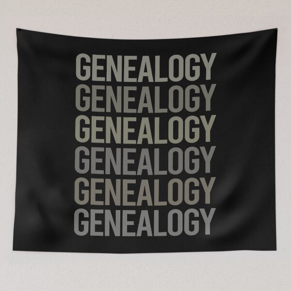 Item preview, Gray Text Art Genealogy Genealogist designed and sold by TartSpiderWeb.