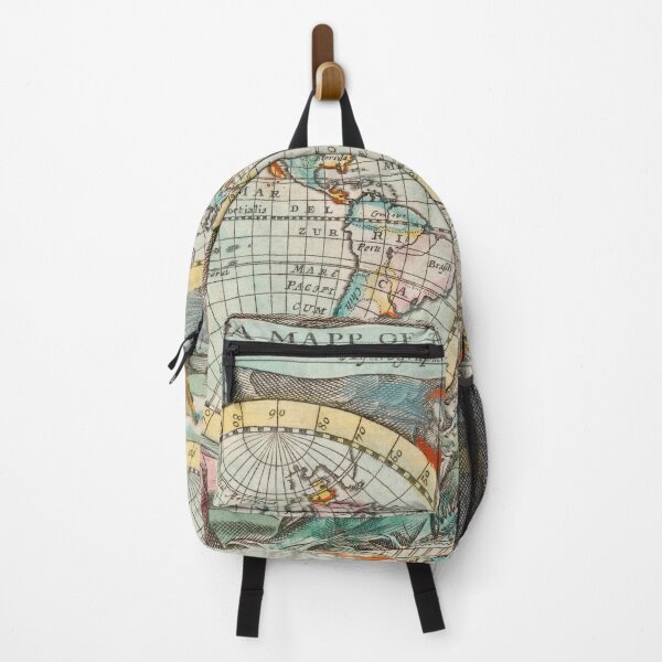 Item preview, Vintage Map of the World (1682) by John Playford designed and sold by MurellosArt.