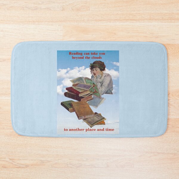 Item preview, The book worm with her head in the clouds designed and sold by LeJeuneGifts.