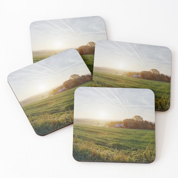 Item preview, paving sett road in autumnal sunlight designed and sold by FotoMahieu.