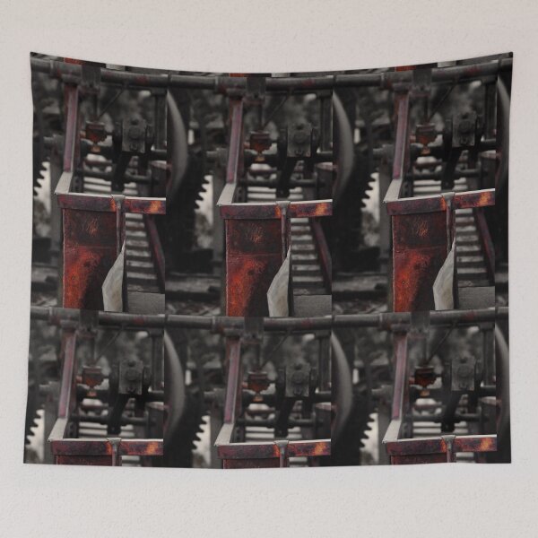 Item preview, Red Old Mill Machine designed and sold by HeavenOnEarth.