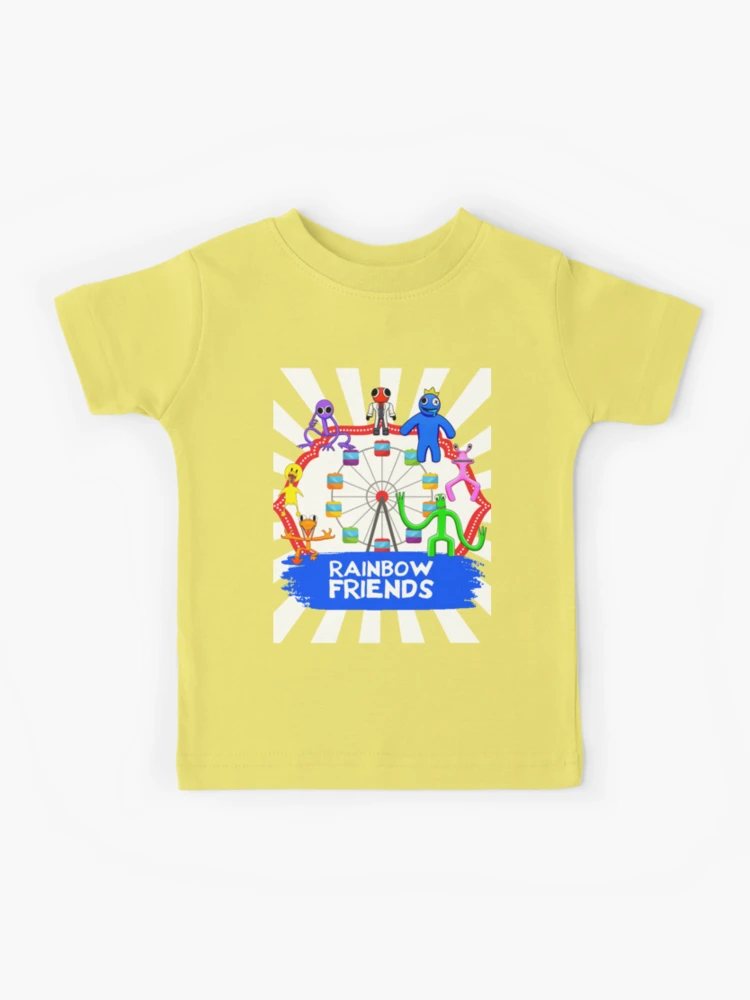 Kids Rainbow Friends Shirt Blue Yellow