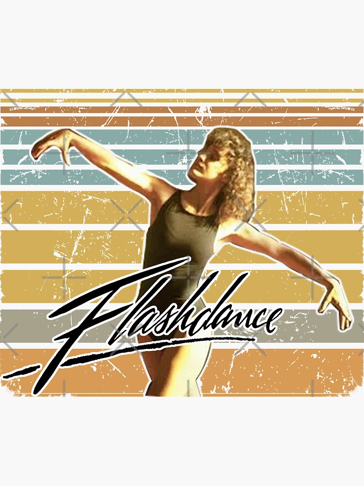 "Flashdance Retro Movie" Sticker For Sale By Gogermichael98 | Redbubble