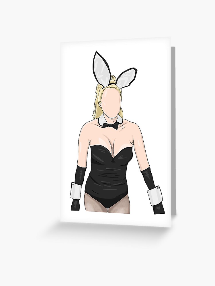 Thumbnail 1 of 2, Greeting Card, Bridget Jones Bunny Costume designed and sold by gracebirch.