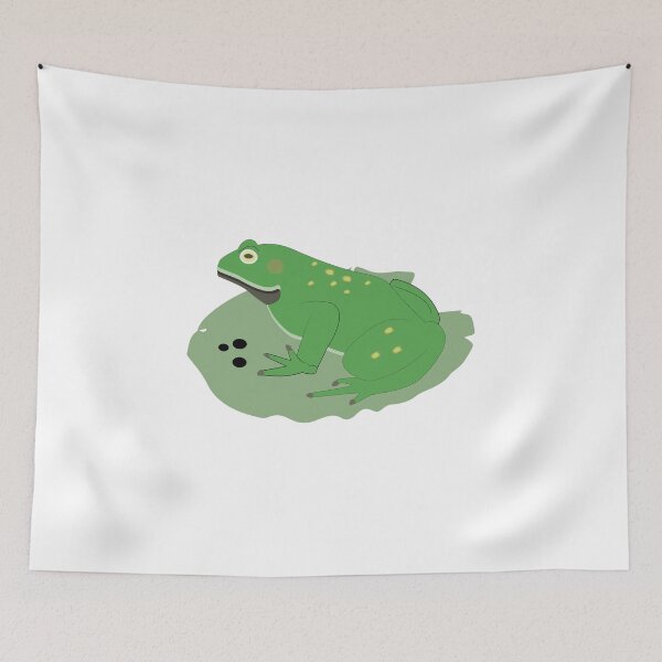 Item preview, green frog Sticker designed and sold by noor121.