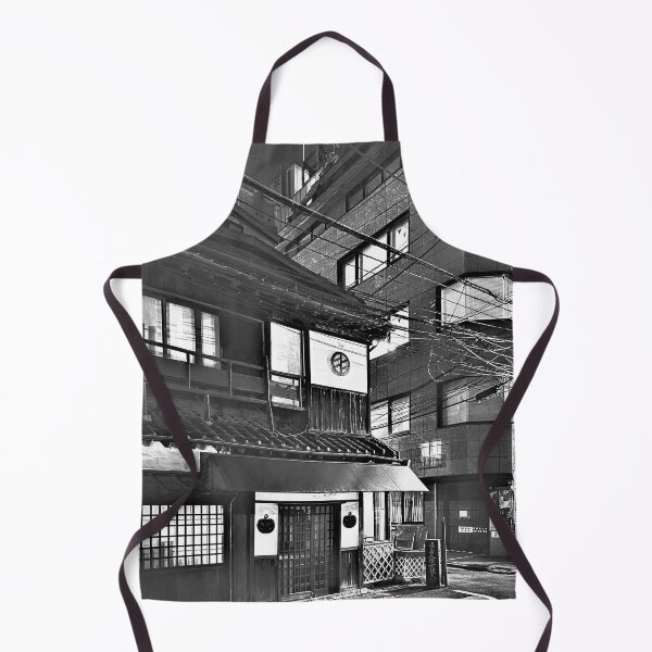 Item preview, Japanese restaurant in central Tokyo, black and white designed and sold by nikstol.