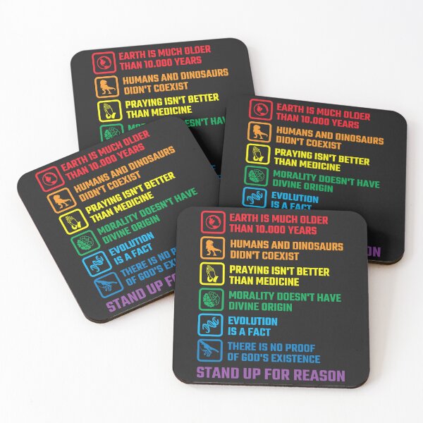 Item preview, Stand Up For Reason Earth - Humans - Praying - Evolution designed and sold by tammyrange.