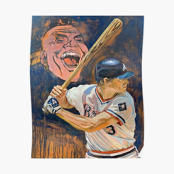 Dale Murphy Power Alley poster  Braves baseball, Atlanta braves