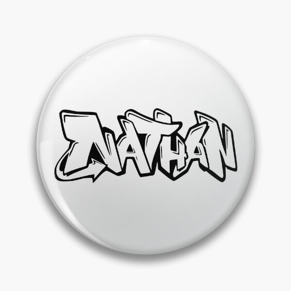 Item preview, Nathan - Graffiti Name Design designed and sold by NameThatShirt.