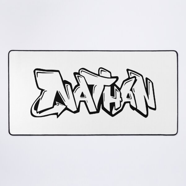Item preview, Nathan - Graffiti Name Design designed and sold by NameThatShirt.
