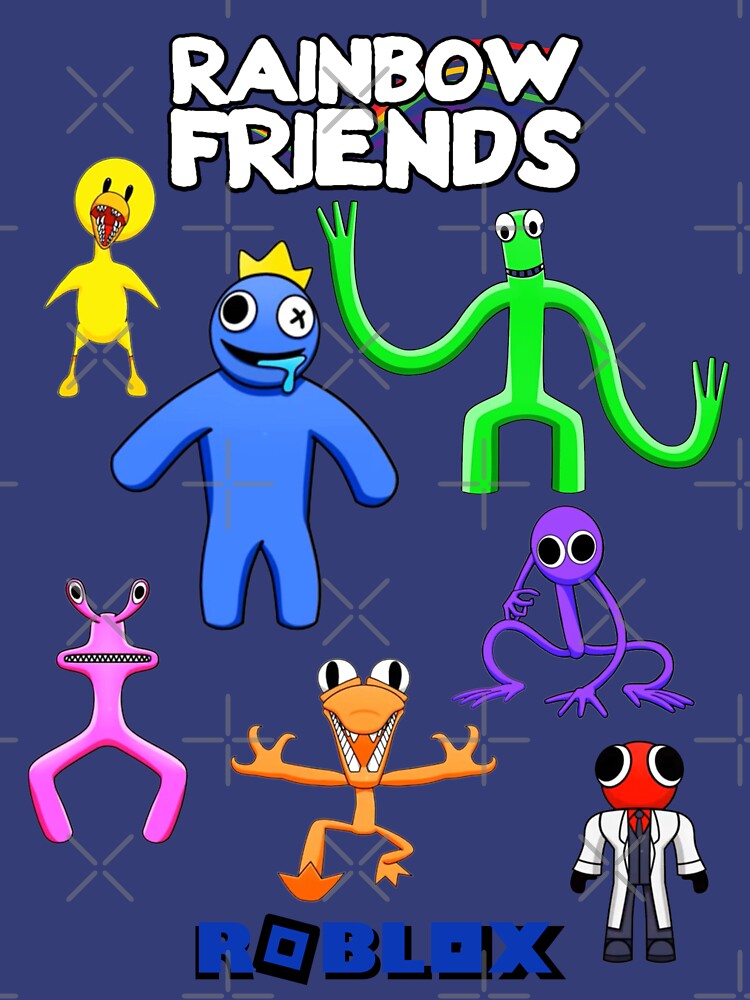 Rainbow Friends SVG, Rainbow Friends Roblox All Characters