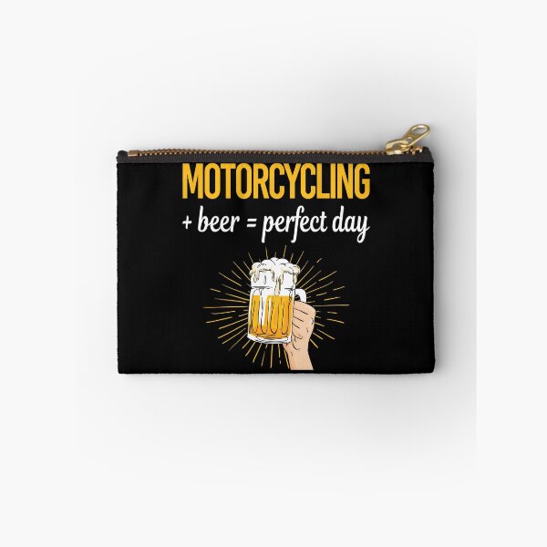 Item preview, Beer Perfect Day Motorcycling Motorcycle Motorbike Motorbiker Biker designed and sold by WigglesDailey.