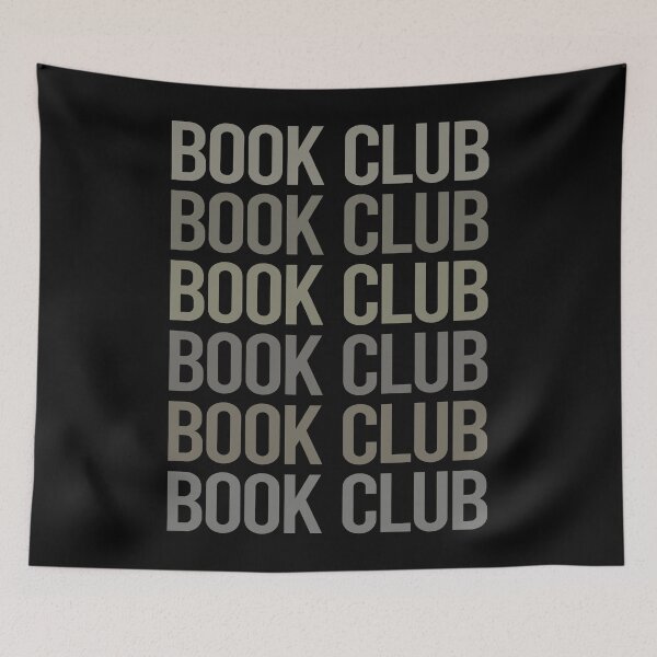 Item preview, Gray Text Art Book Club designed and sold by TartSpiderWeb.