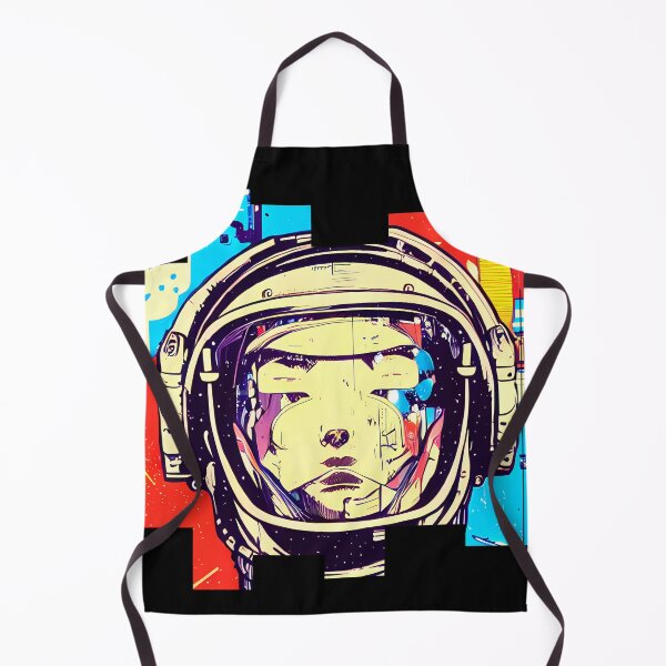Item preview, Colorful Astronaut Head designed and sold by nuel-art.