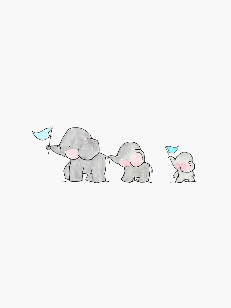 Baby Elephants by katherineshek