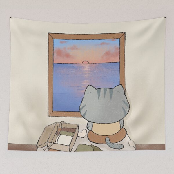 Item preview, Sea view cat designed and sold by Calmcalms.