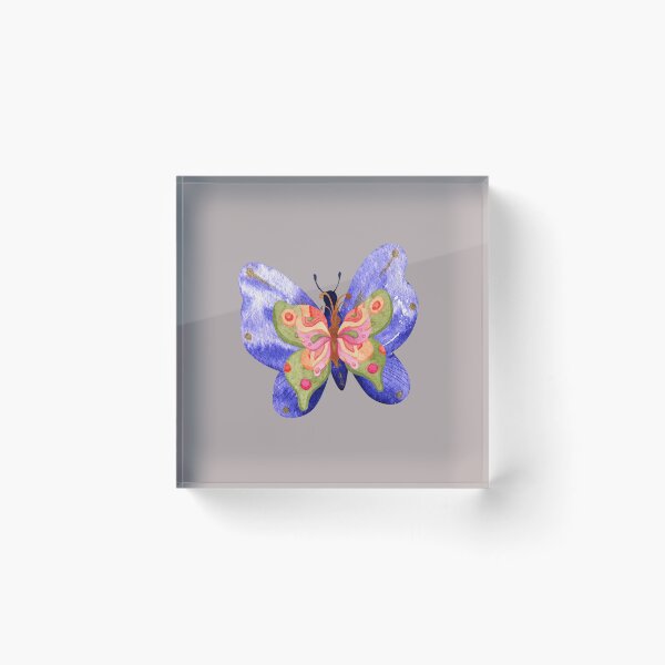 Item preview, Watercolors drawing triple butterfly designed and sold by pookamon14.