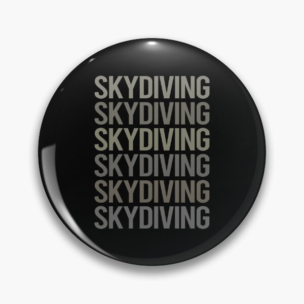 Item preview, Gray Text Art Skydiving Skydive Skydiver designed and sold by TartSpiderWeb.