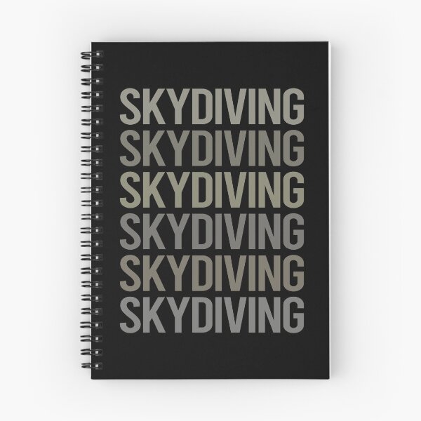 Item preview, Gray Text Art Skydiving Skydive Skydiver designed and sold by TartSpiderWeb.