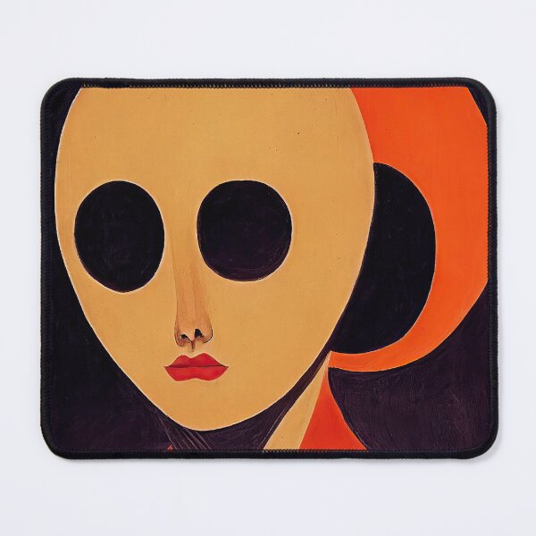 Item preview, face of a woman in abstract form designed and sold by mrlongfield.