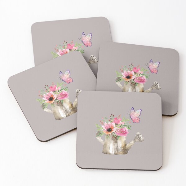 Item preview, Watercolors drawing flowers and butterfly designed and sold by pookamon14.
