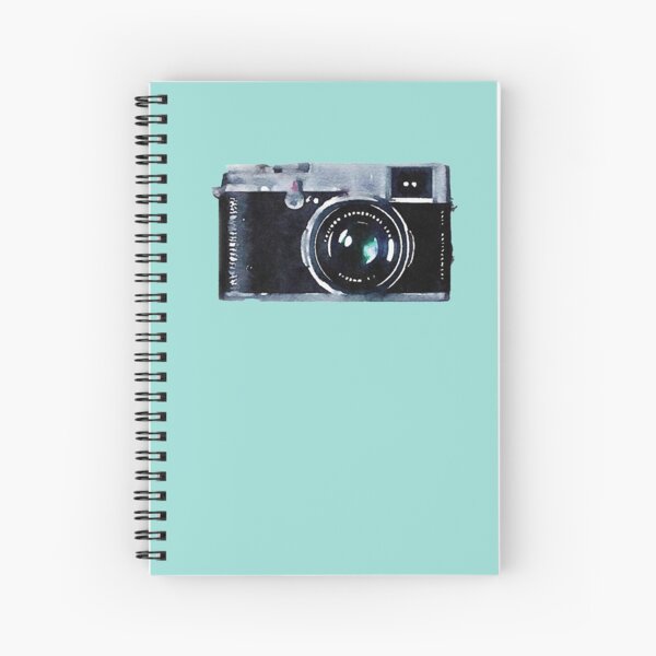 Watercolor Camera | Trendy/Hipster/Tumblr Meme Spiral Notebook