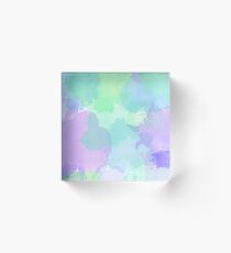 Cool Watercolor Acrylic Block